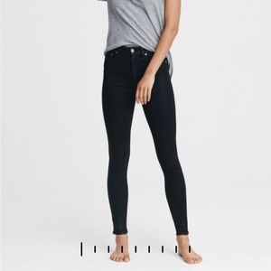 Nina High Rise Skinny Coated Jeans